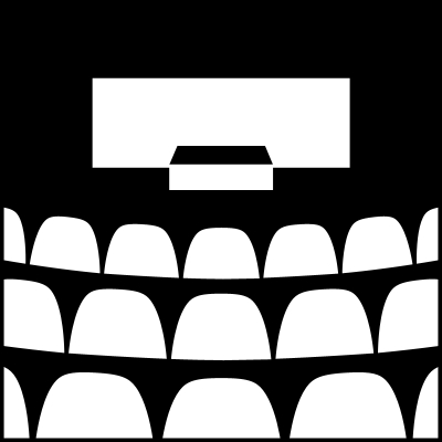 Illustration av en föreläsningssal. 